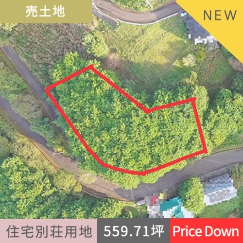 売土地別荘住宅用地　沼津市足高1,850.31㎡（559.71坪）